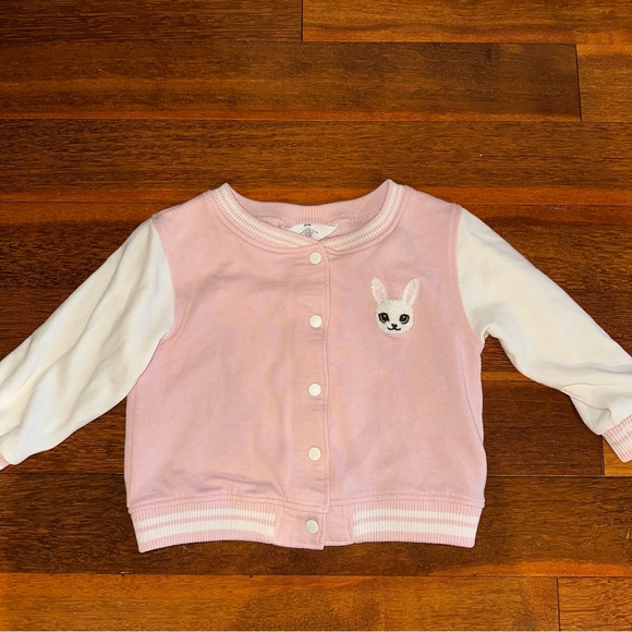2 H & M Kids Pink and Black Cardigans Sz 3T - Picture 5 of 11